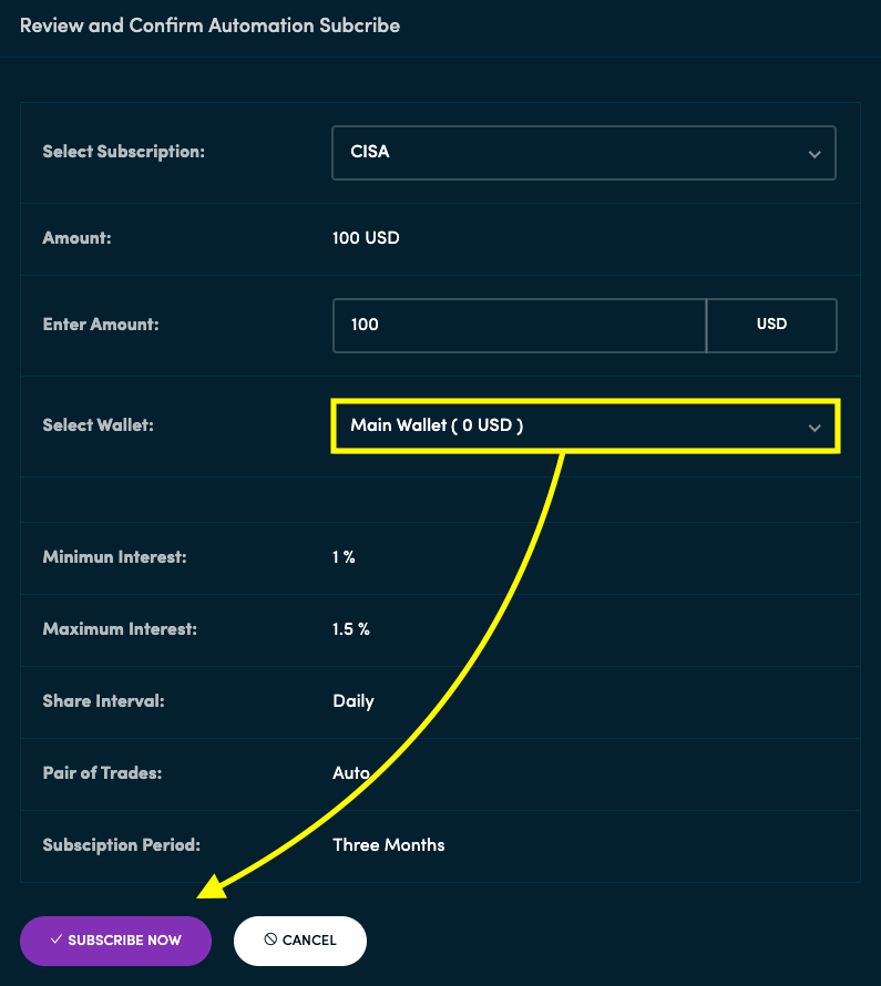 arbitech confirm automation subscribe