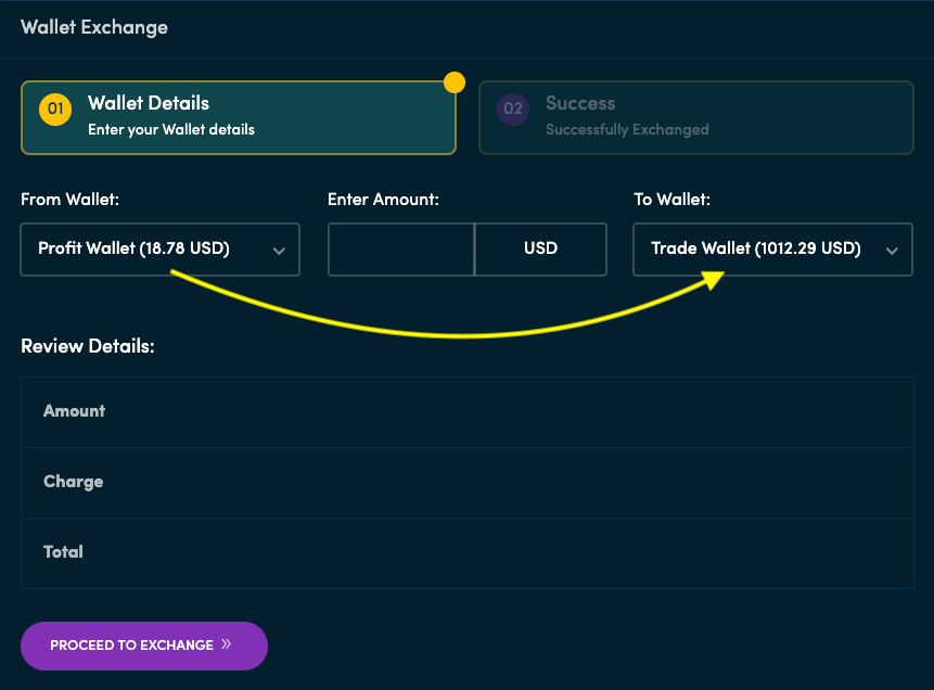 arbitech profit wallet compound interest